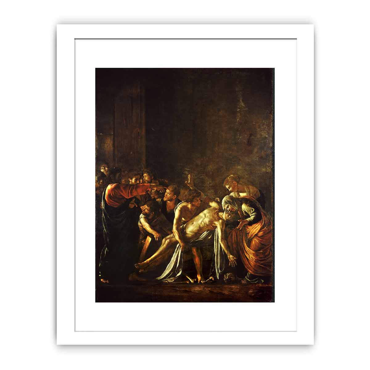 The Raising of Lazarus By Caravaggio