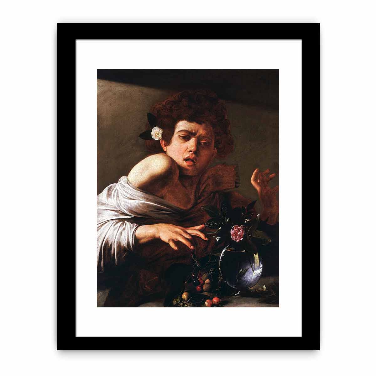 Boy Bitten by a Lizard By Caravaggio