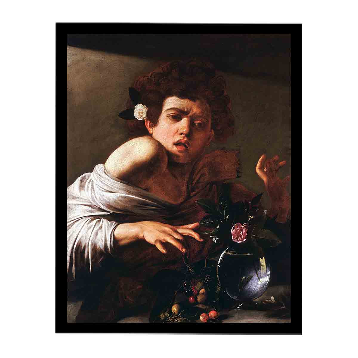 Boy Bitten by a Lizard By Caravaggio
