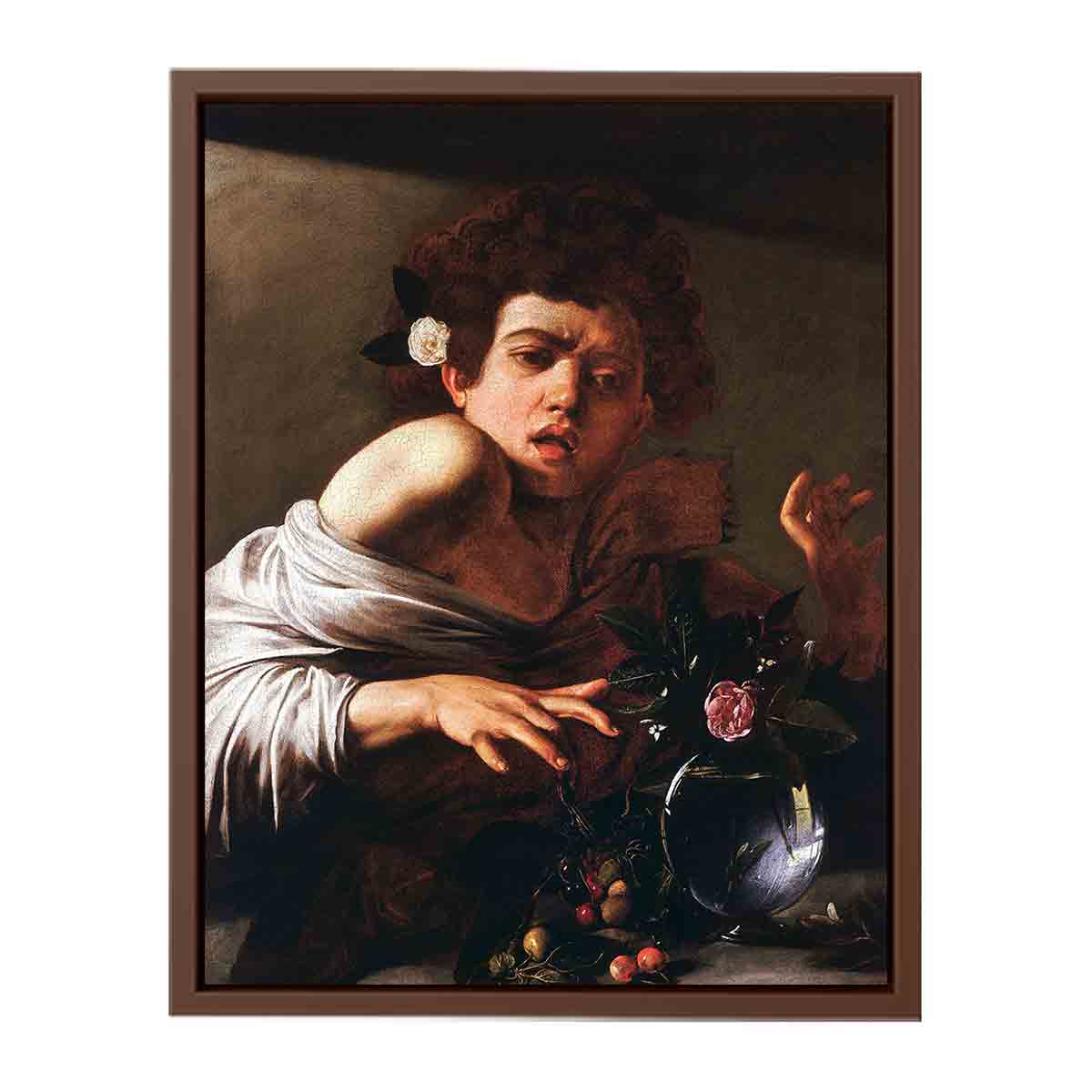 Boy Bitten by a Lizard By Caravaggio