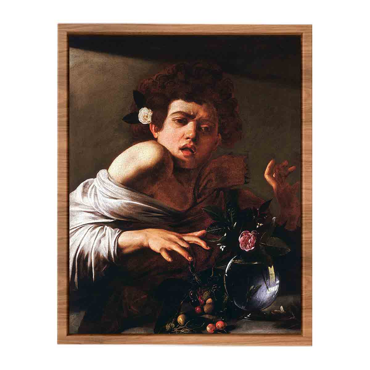 Boy Bitten by a Lizard By Caravaggio