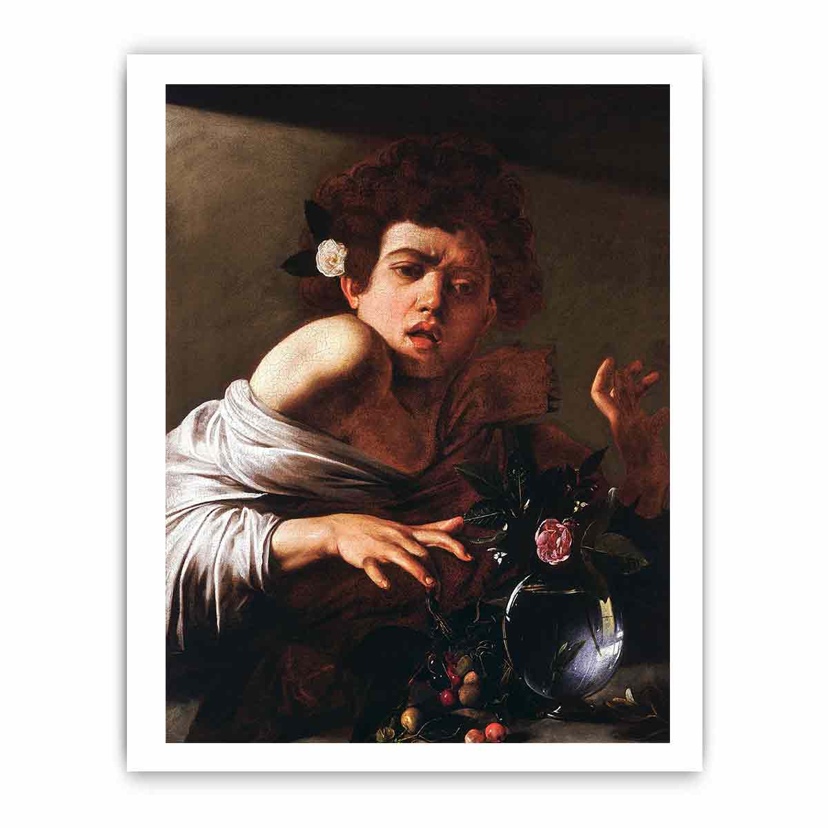 Boy Bitten by a Lizard By Caravaggio