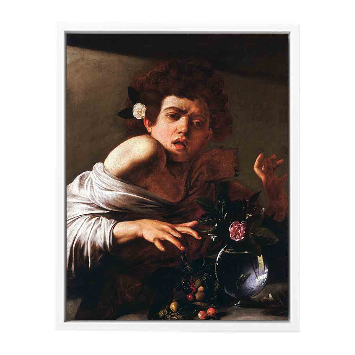 Boy Bitten by a Lizard By Caravaggio