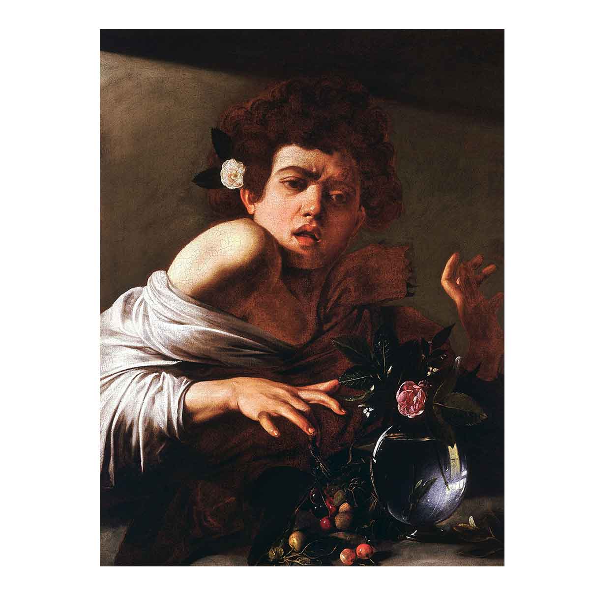 Boy Bitten by a Lizard By Caravaggio