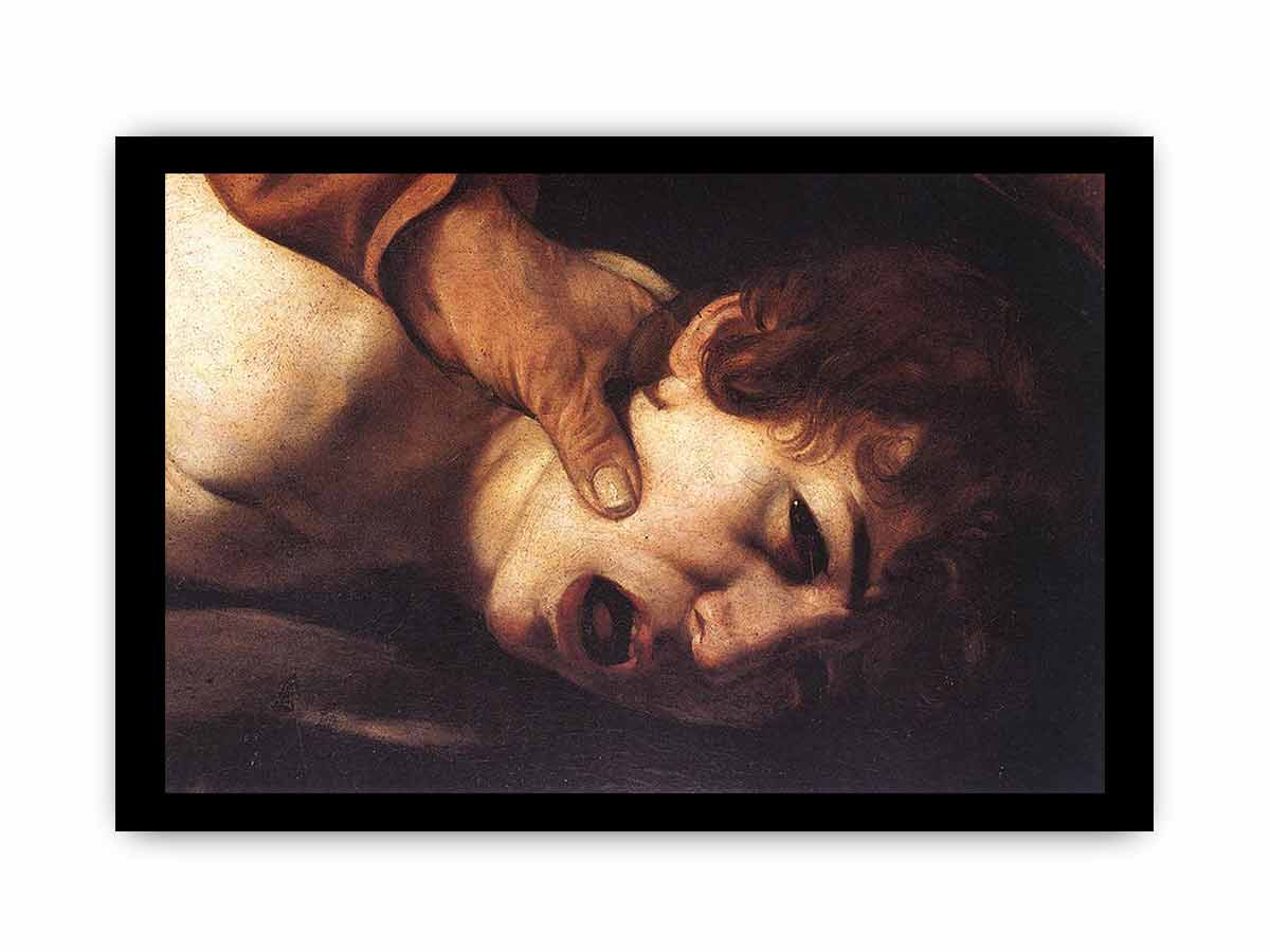 The Sacrifice of Isaac (detail) By Caravaggio