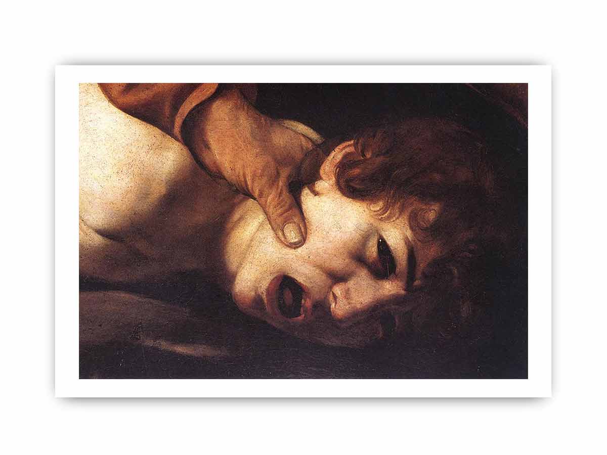 The Sacrifice of Isaac (detail) By Caravaggio