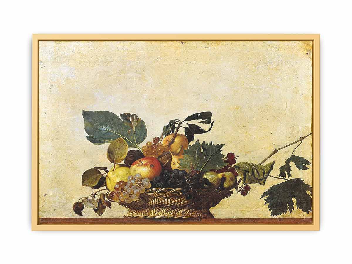 Basket of Fruit By Caravaggio
