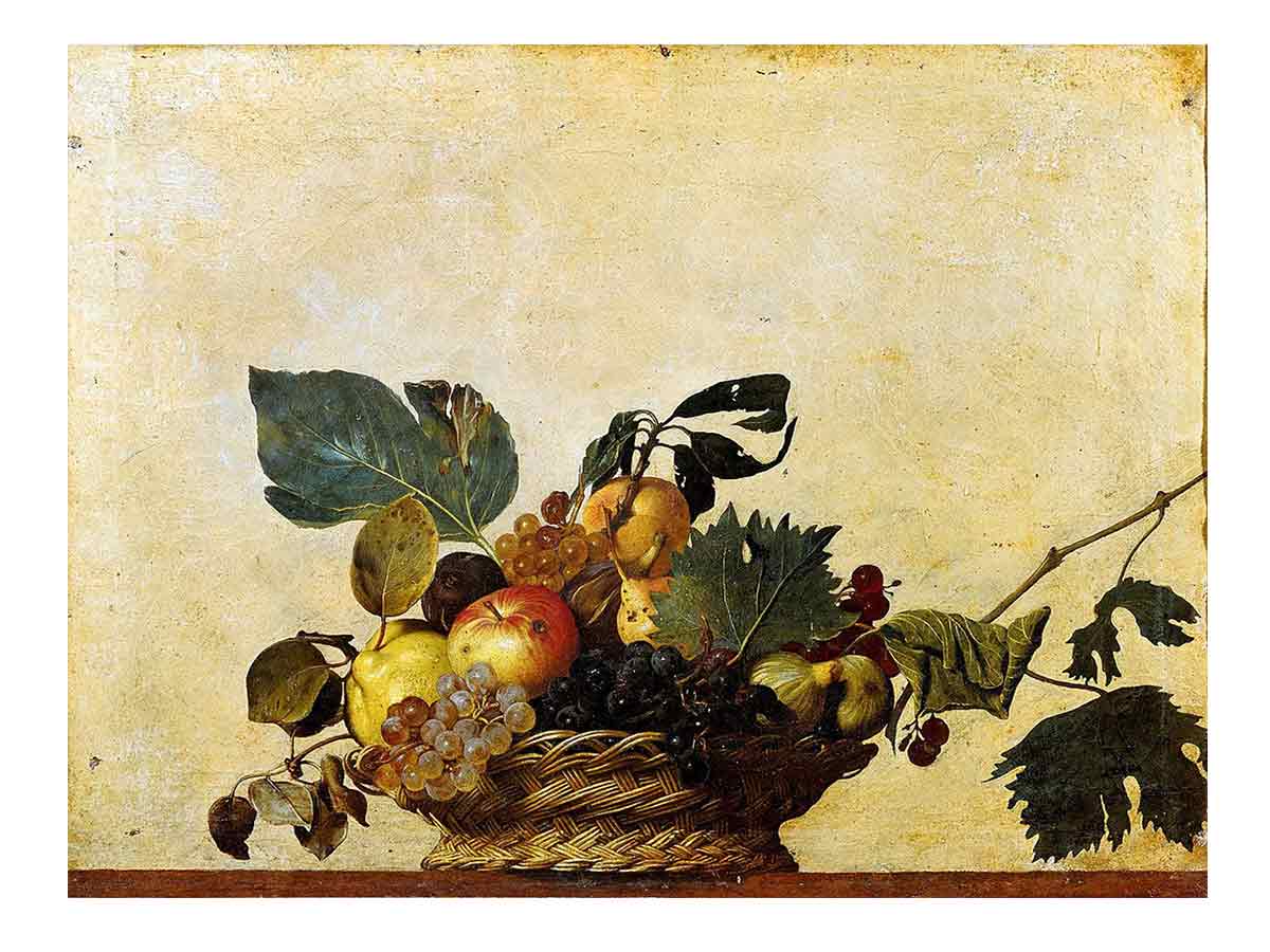 Basket of Fruit By Caravaggio