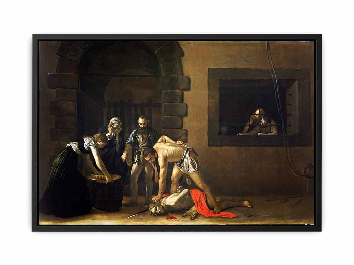 Beheading of Saint John the Baptist by Caravaggio, 1608