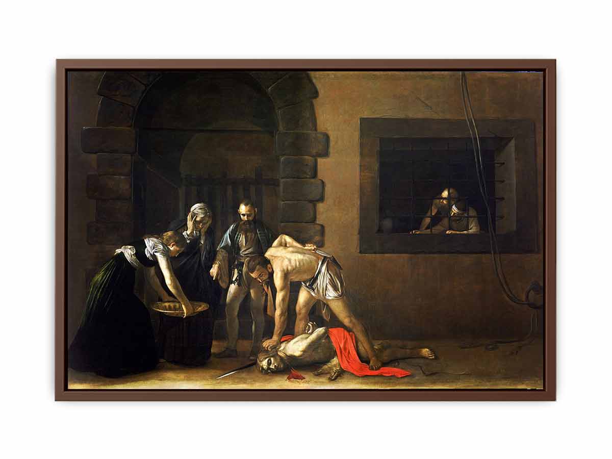 Beheading of Saint John the Baptist by Caravaggio, 1608