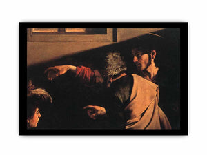 The Calling of Saint Matthew (detail) By Caravaggio