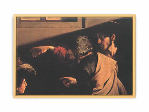 The Calling of Saint Matthew (detail) By Caravaggio
