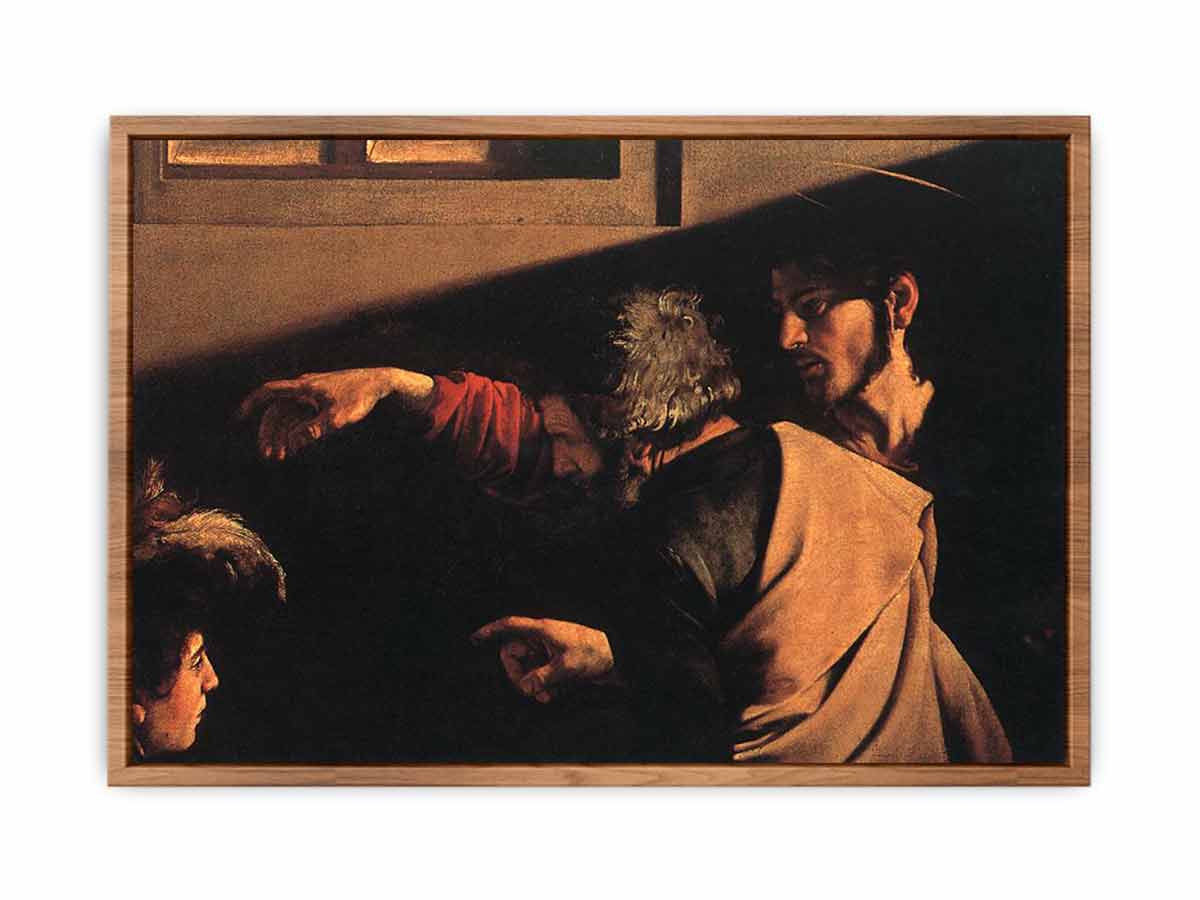 The Calling of Saint Matthew (detail) By Caravaggio