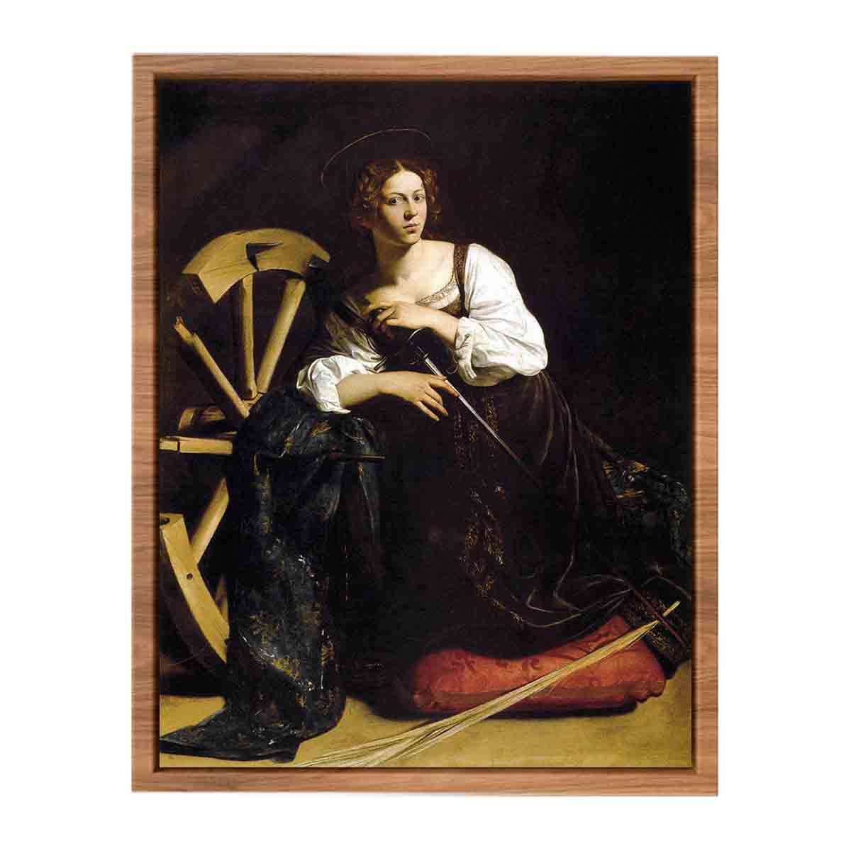St Catherine of Alexandria By Caravaggio