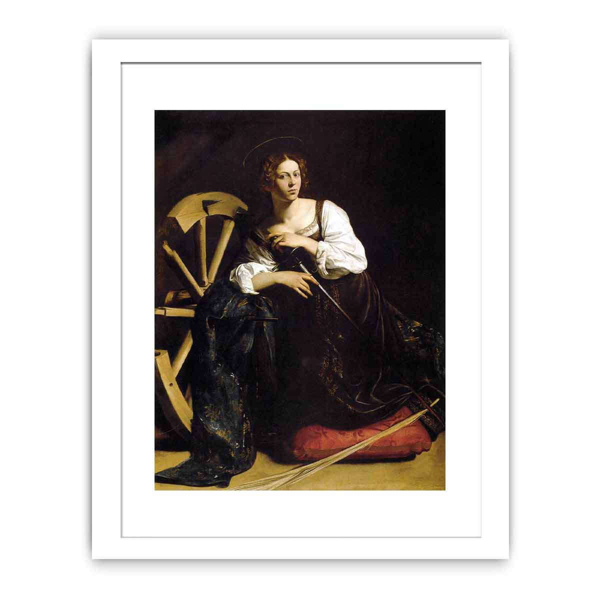 St Catherine of Alexandria By Caravaggio