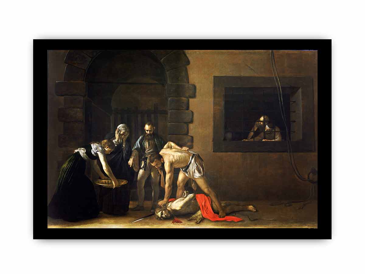 The Beheading of Saint John the Baptist By Caravaggio