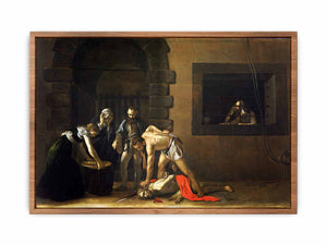 The Beheading of Saint John the Baptist By Caravaggio