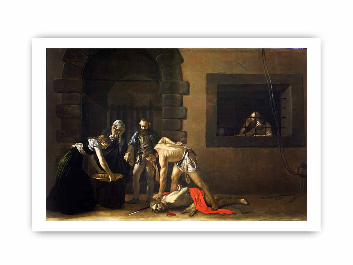 The Beheading of Saint John the Baptist By Caravaggio