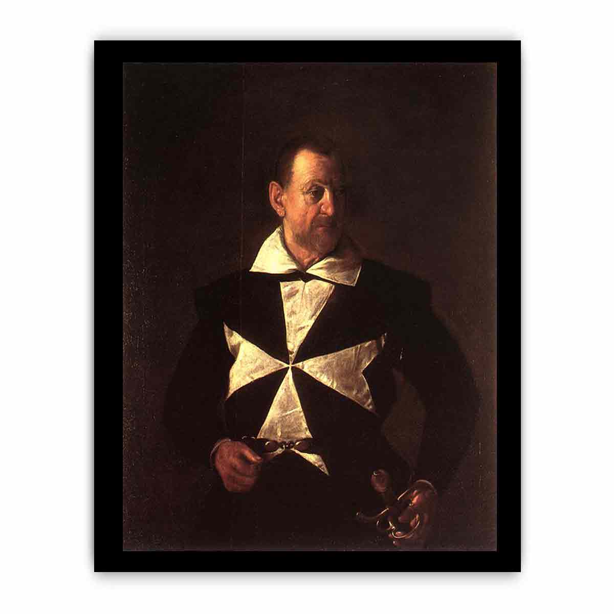 Portrait of Fra Antonio Martelli By Caravaggio