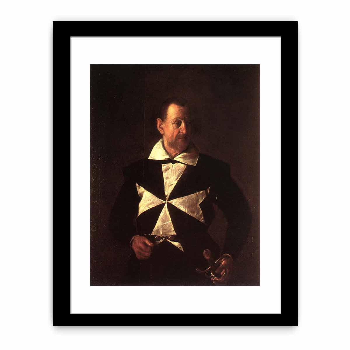 Portrait of Fra Antonio Martelli By Caravaggio