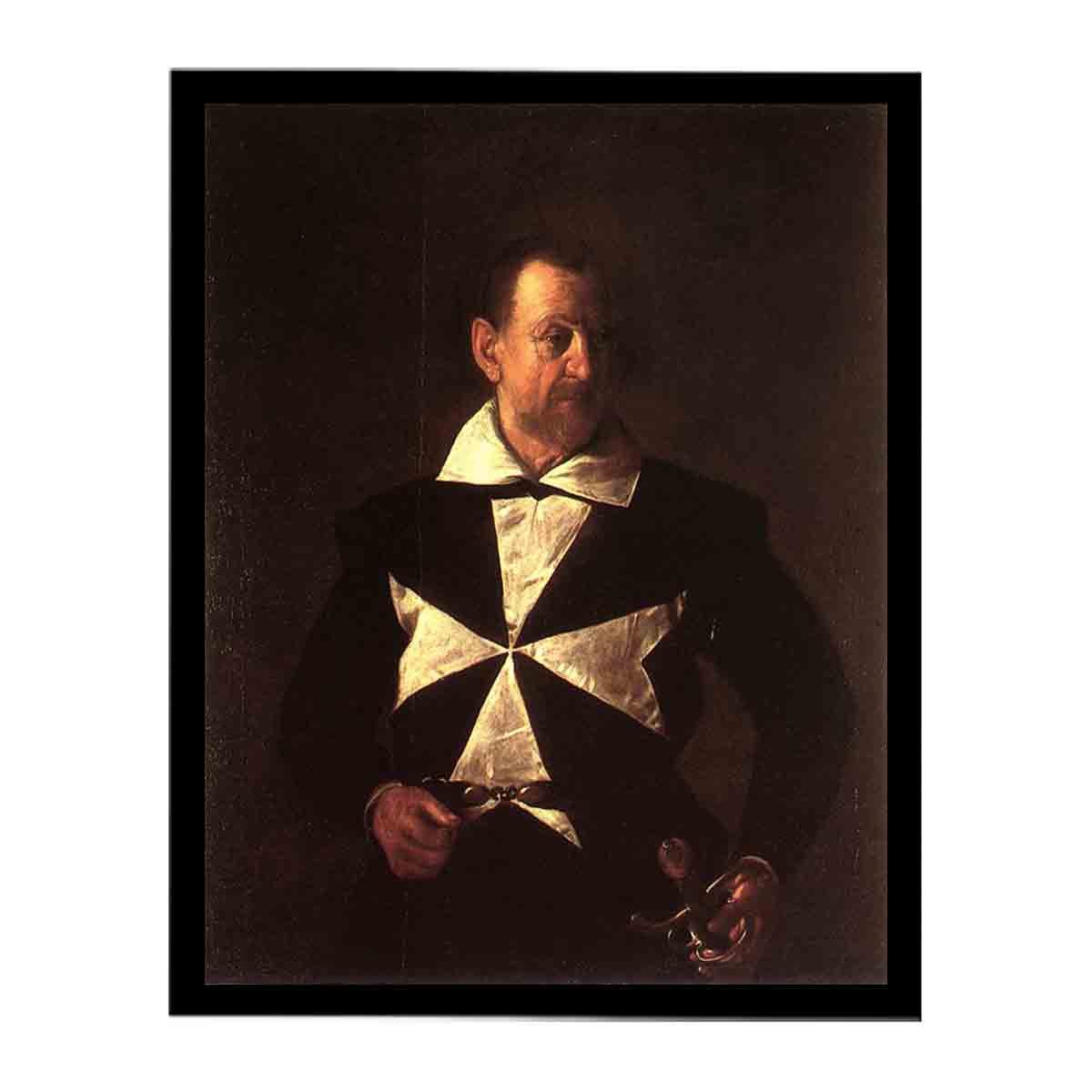 Portrait of Fra Antonio Martelli By Caravaggio