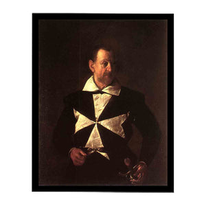 Portrait of Fra Antonio Martelli By Caravaggio