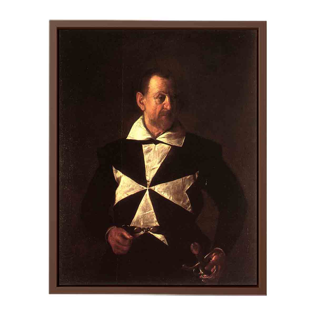 Portrait of Fra Antonio Martelli By Caravaggio