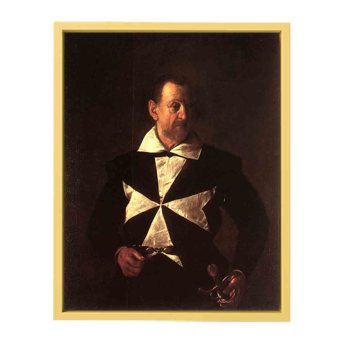 Portrait of Fra Antonio Martelli By Caravaggio