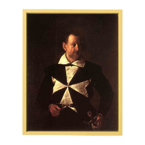 Portrait of Fra Antonio Martelli By Caravaggio