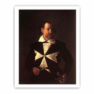 Portrait of Fra Antonio Martelli By Caravaggio