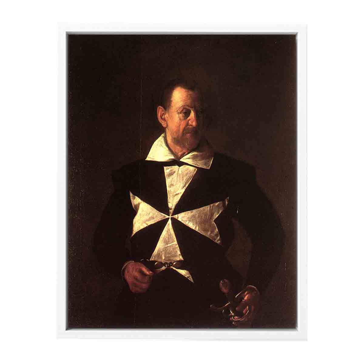 Portrait of Fra Antonio Martelli By Caravaggio