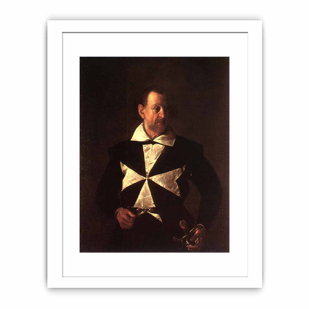 Portrait of Fra Antonio Martelli By Caravaggio