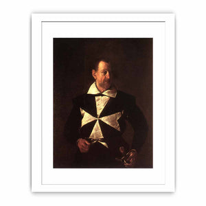 Portrait of Fra Antonio Martelli By Caravaggio