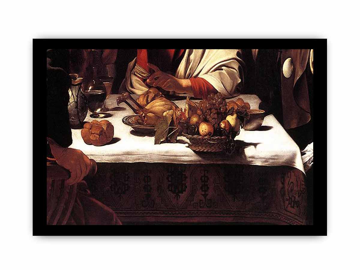 Supper at Emmaus (detail) By Caravaggio