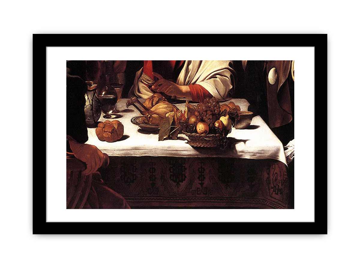Supper at Emmaus (detail) By Caravaggio