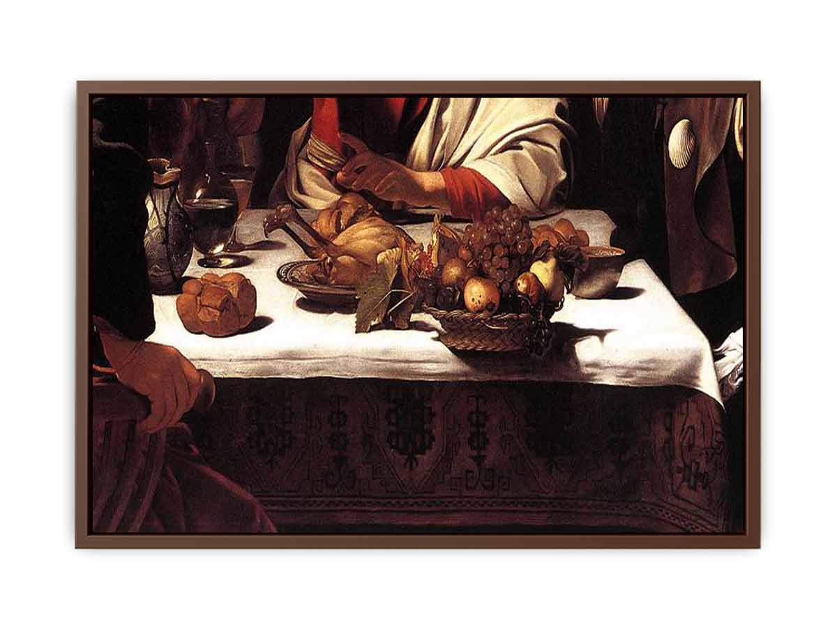 Supper at Emmaus (detail) By Caravaggio