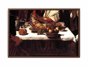 Supper at Emmaus (detail) By Caravaggio