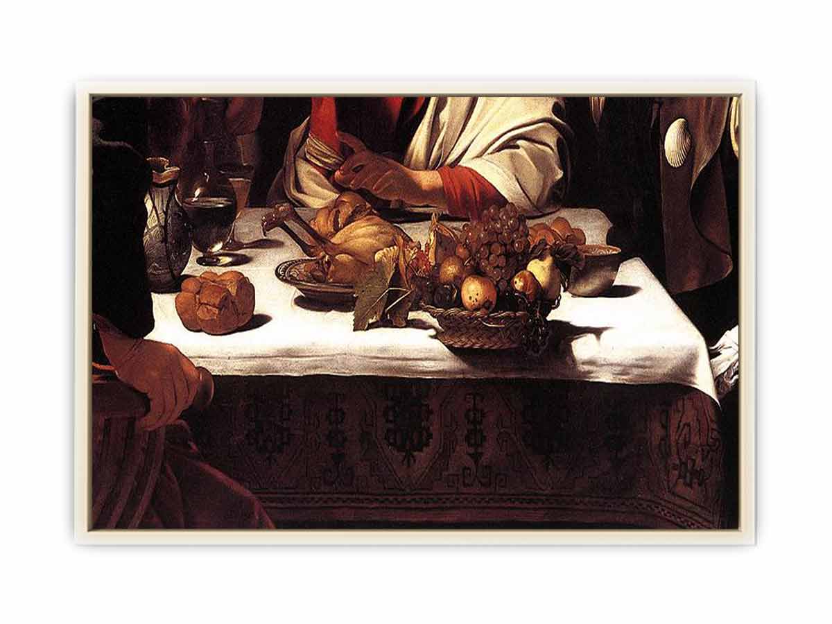 Supper at Emmaus (detail) By Caravaggio