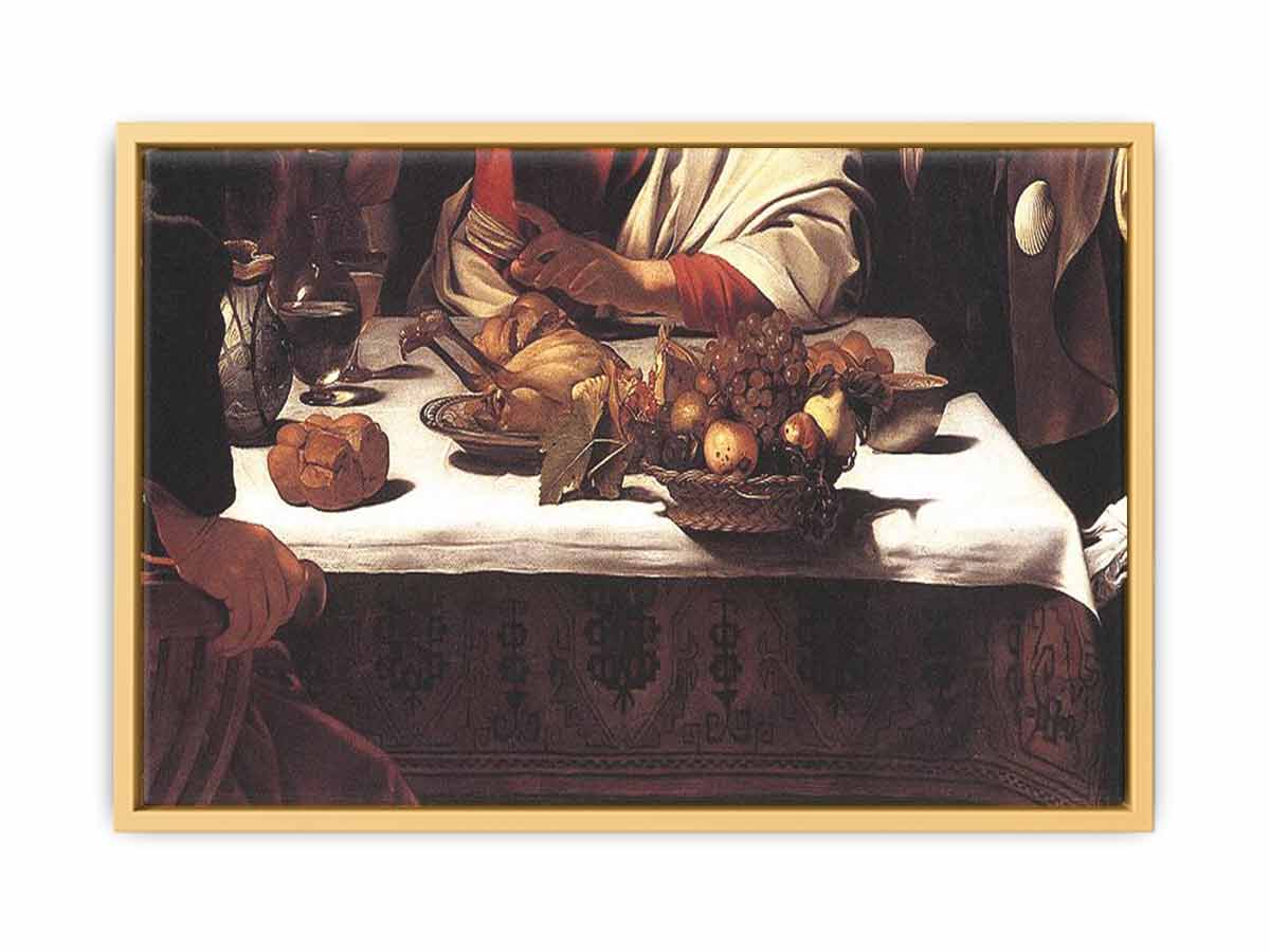 Supper at Emmaus (detail) By Caravaggio