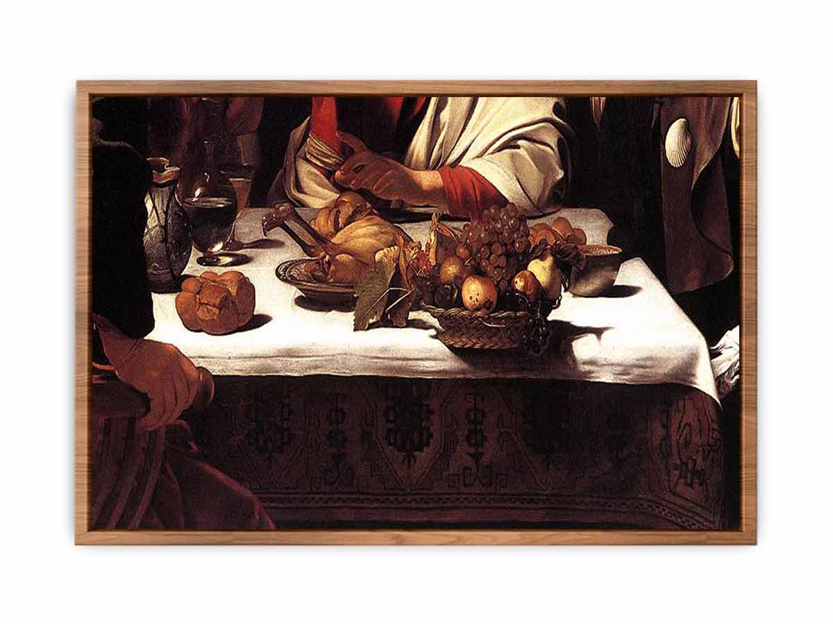 Supper at Emmaus (detail) By Caravaggio