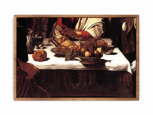 Supper at Emmaus (detail) By Caravaggio