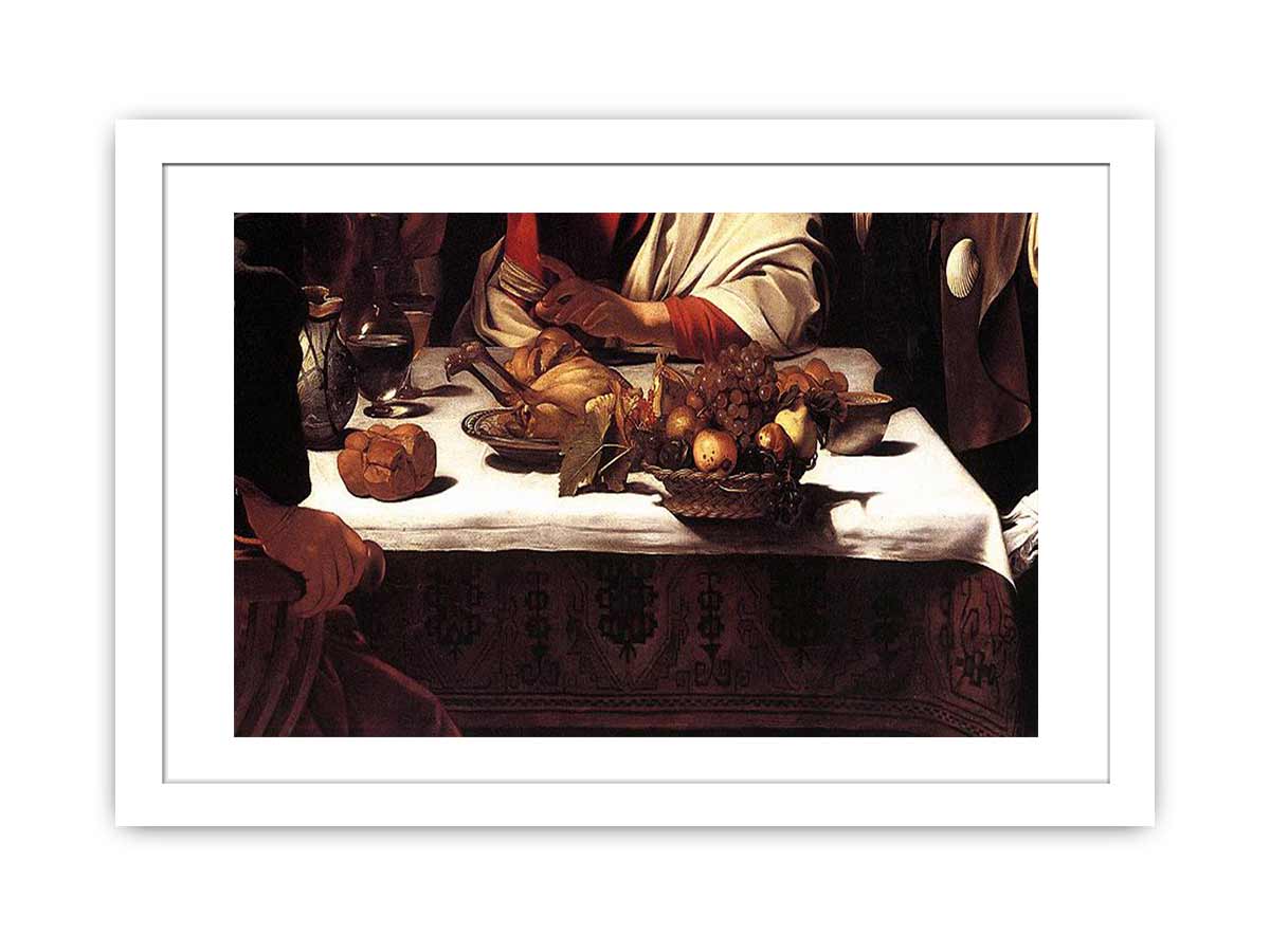 Supper at Emmaus (detail) By Caravaggio