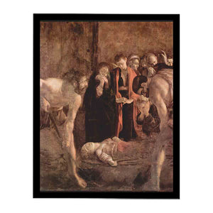 Bestattung der Hl. Lucia (part) By Caravaggio