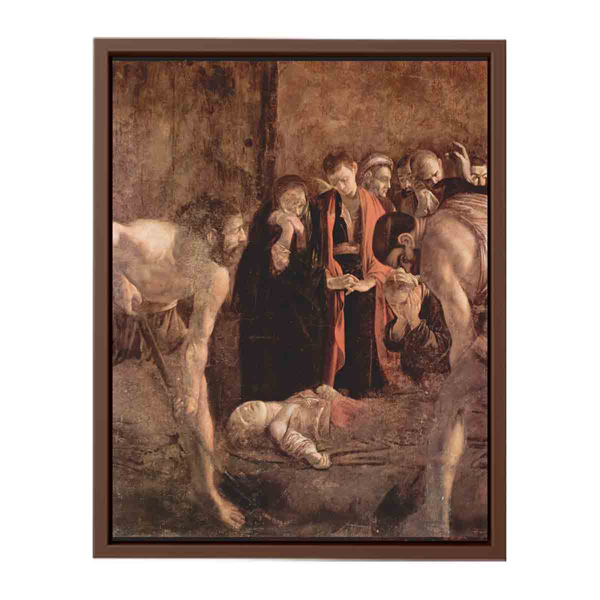 Bestattung der Hl. Lucia (part) By Caravaggio