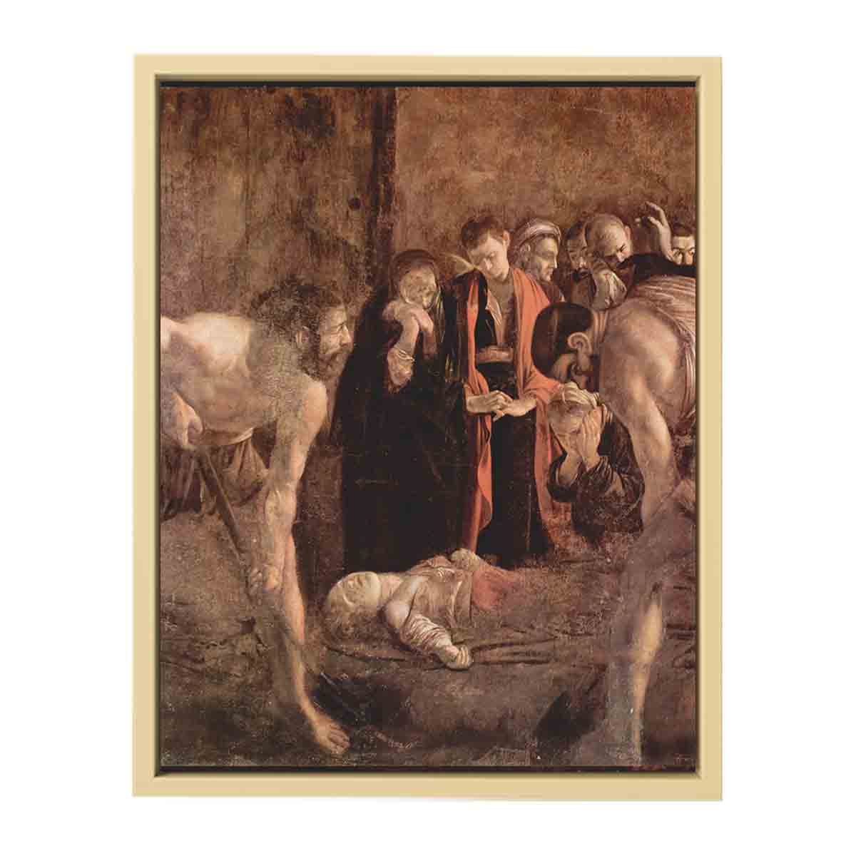 Bestattung der Hl. Lucia (part) By Caravaggio