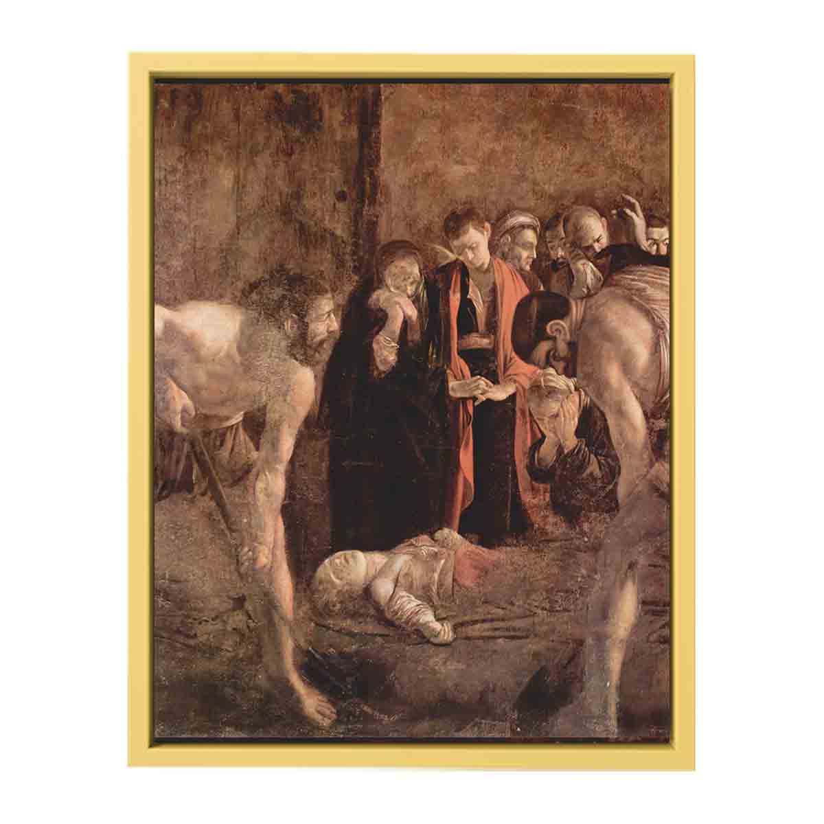 Bestattung der Hl. Lucia (part) By Caravaggio