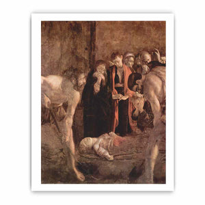 Bestattung der Hl. Lucia (part) By Caravaggio
