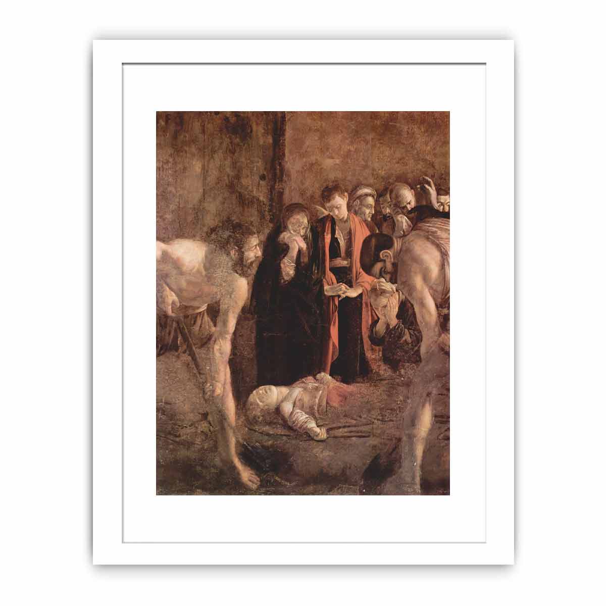 Bestattung der Hl. Lucia (part) By Caravaggio