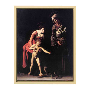 Madonna with the Serpent By Caravaggio