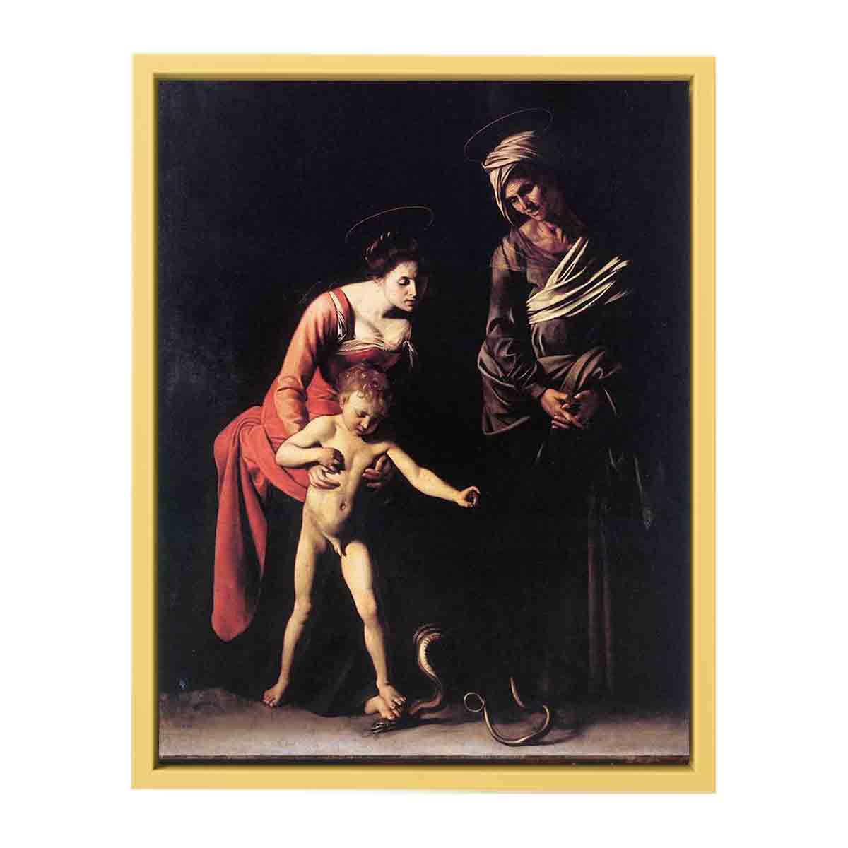 Madonna with the Serpent By Caravaggio